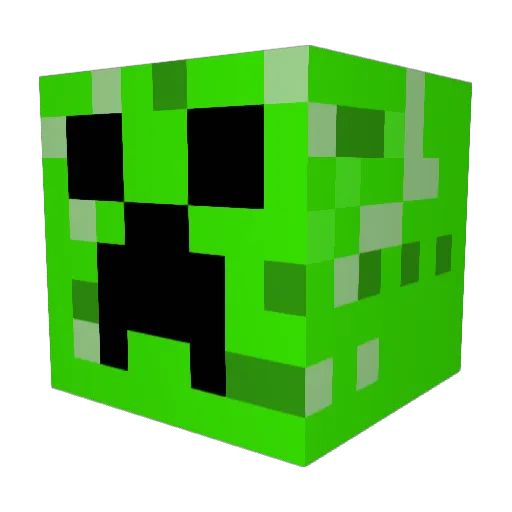 Glizzy_1 Minecraft avatar head, 3D render