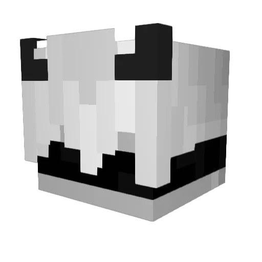 Glizzyh Minecraft avatar head, 3D render