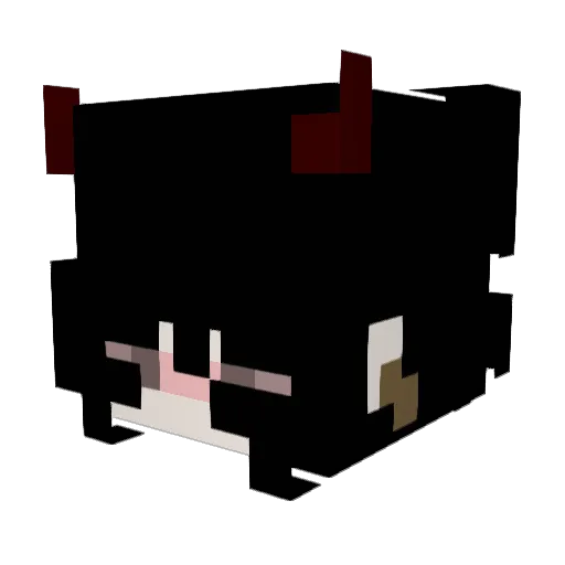 GloDunkel Minecraft avatar head, 3D render