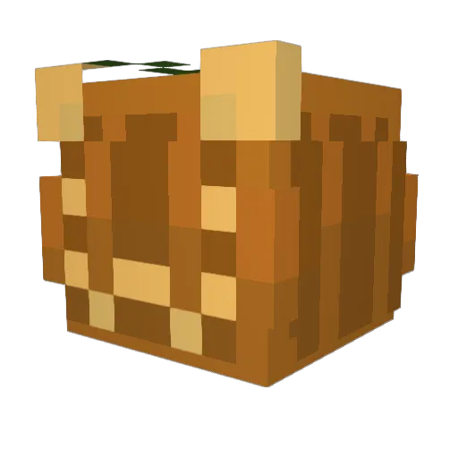 Glo_bug Minecraft avatar head, 3D render