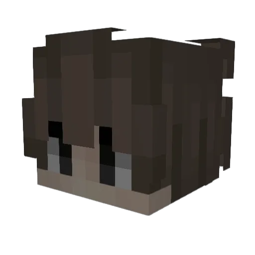 Globus365 Minecraft avatar head, 3D render
