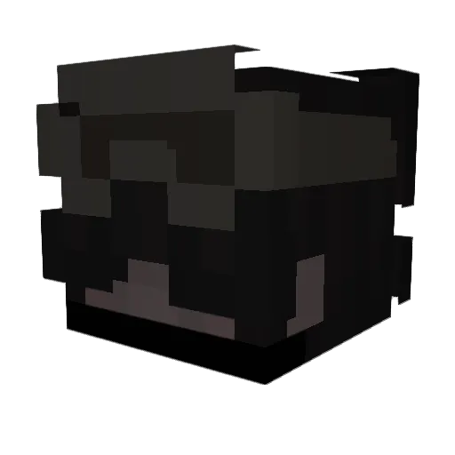 GlockAim14 Minecraft avatar head, 3D render