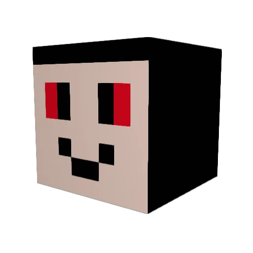 Glocki_2507 Minecraft avatar head, 3D render