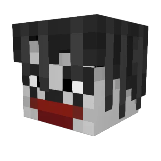 Glockz1 Minecraft avatar head, 3D render