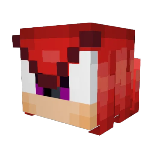 Gloire_Martiale Minecraft avatar head, 3D render