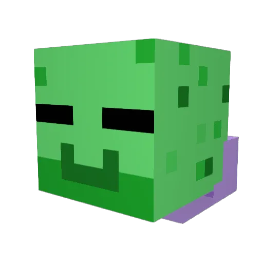 GloobyAn Minecraft avatar head, 3D render