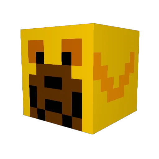 GloomyEskimo Minecraft avatar head, 3D render
