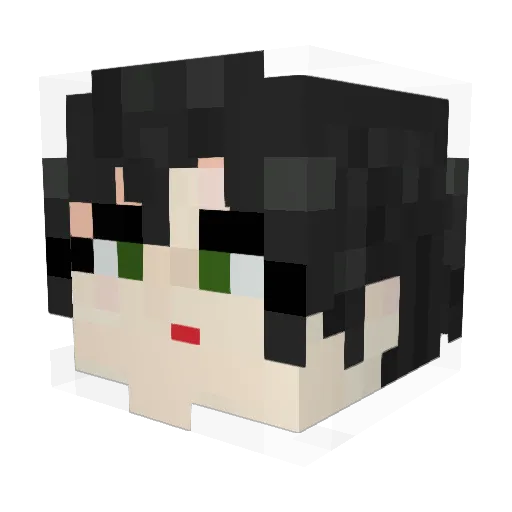 Gloomyfriday Minecraft avatar head, 3D render