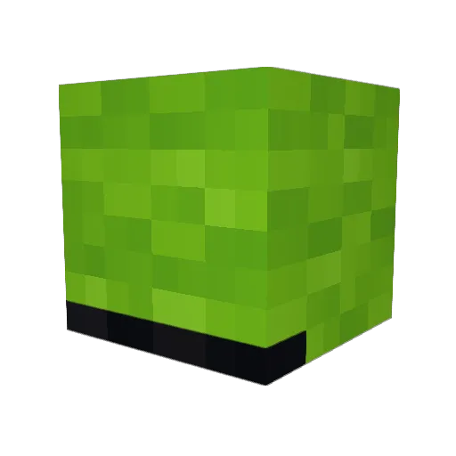 Glorber Minecraft avatar head, 3D render
