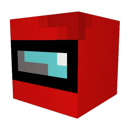 GloriaBorgor Minecraft avatar head, 3D render