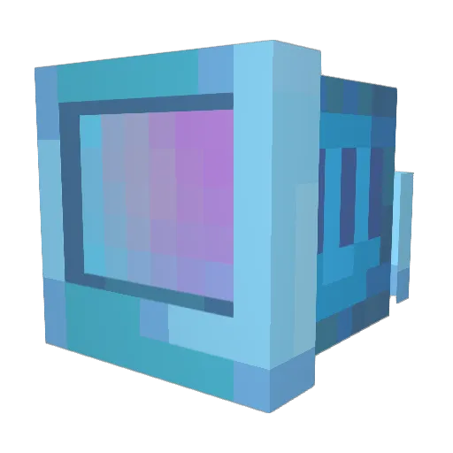 GloriaCarter Minecraft avatar head, 3D render