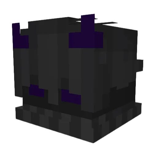 Gloriosia Minecraft avatar head, 3D render