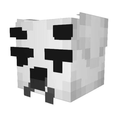 Glorious42 Minecraft avatar head, 3D render