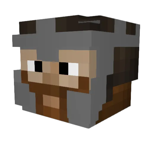 GloriousJonny Minecraft avatar head, 3D render