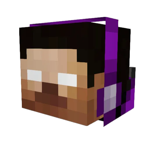 Glorious_Glizzy Minecraft avatar head, 3D render