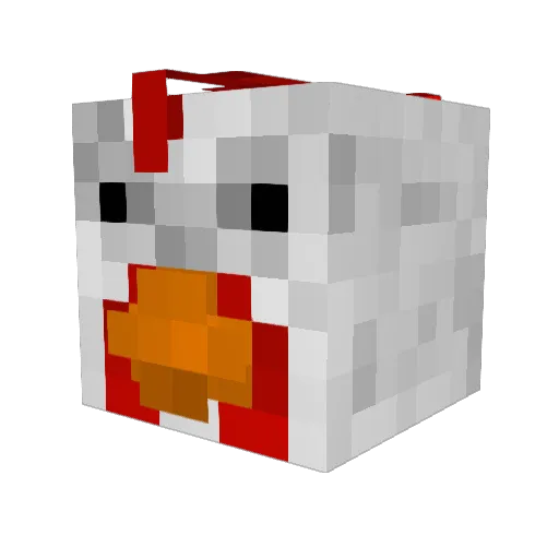 Gloriousdynamo Minecraft avatar head, 3D render