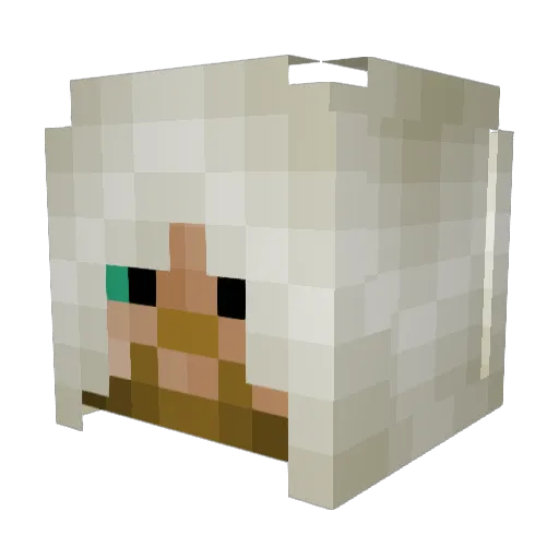 GlowShadow Minecraft avatar head, 3D render