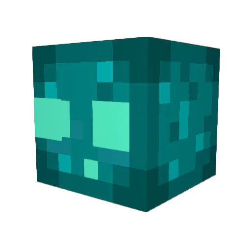 GlowSquid2007 Minecraft avatar head, 3D render