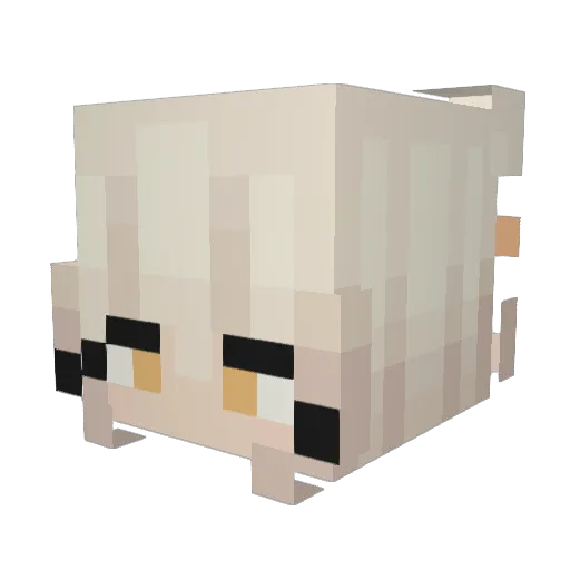 Glowvine Minecraft avatar head, 3D render