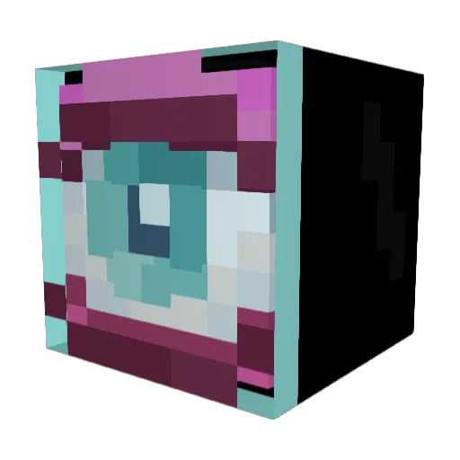 GlowyCW Minecraft avatar head, 3D render