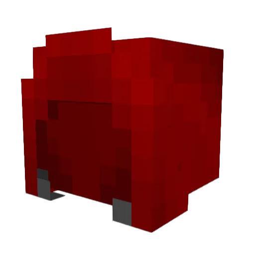 Gluben Minecraft avatar head, 3D render