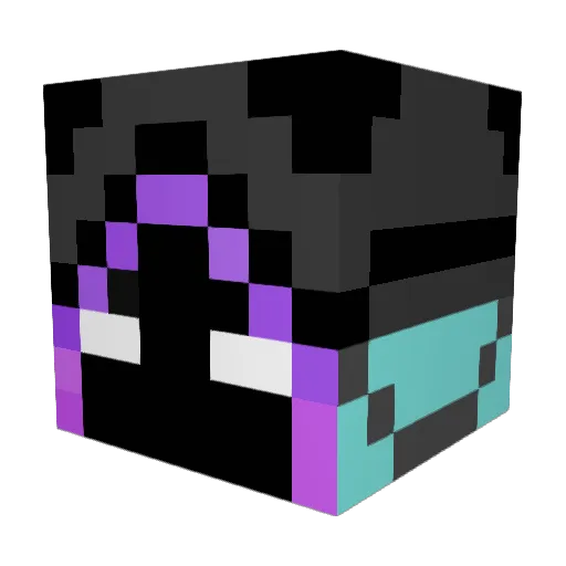 Glucik4 Minecraft avatar head, 3D render