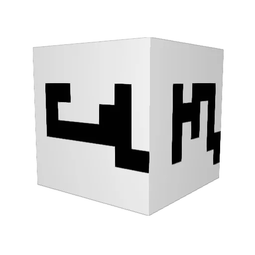 Gluckmonster Minecraft avatar head, 3D render