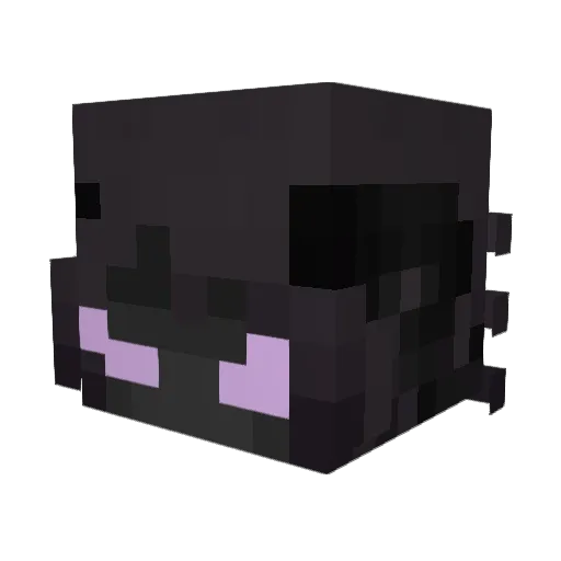 Glucon Minecraft avatar head, 3D render