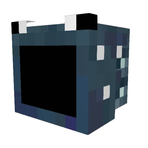 GlueBag Minecraft avatar head, 3D render