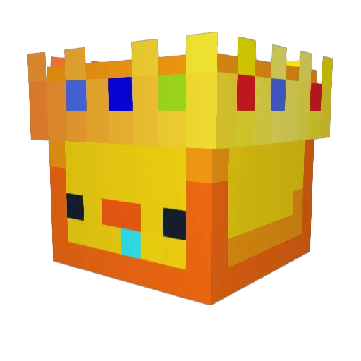Glueman_52 Minecraft avatar head, 3D render