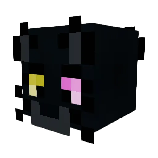 Glunj Minecraft avatar head, 3D render