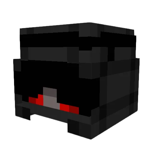 Glust Minecraft avatar head, 3D render