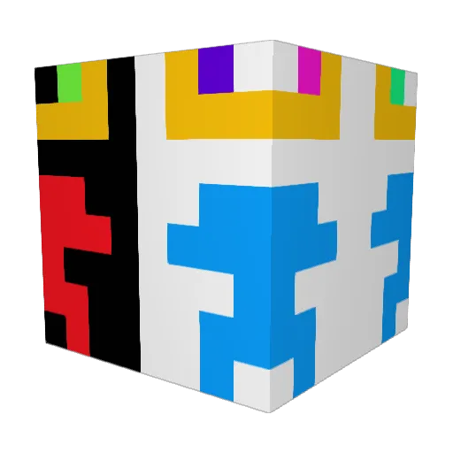 Glycosine Minecraft avatar head, 3D render