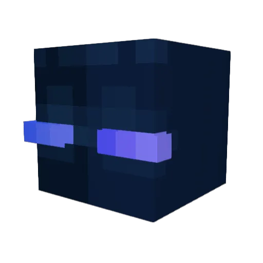 GlysVenture Minecraft avatar head, 3D render