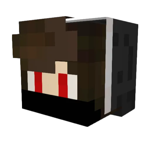 Glzinn077 Minecraft avatar head, 3D render