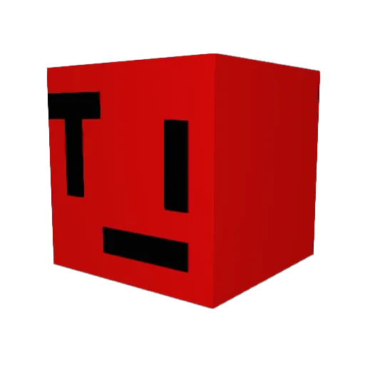 Glzmiddlebro Minecraft avatar head, 3D render