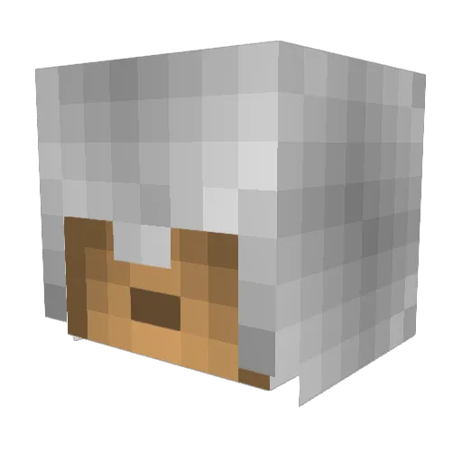 Gm4n9182 Minecraft avatar head, 3D render
