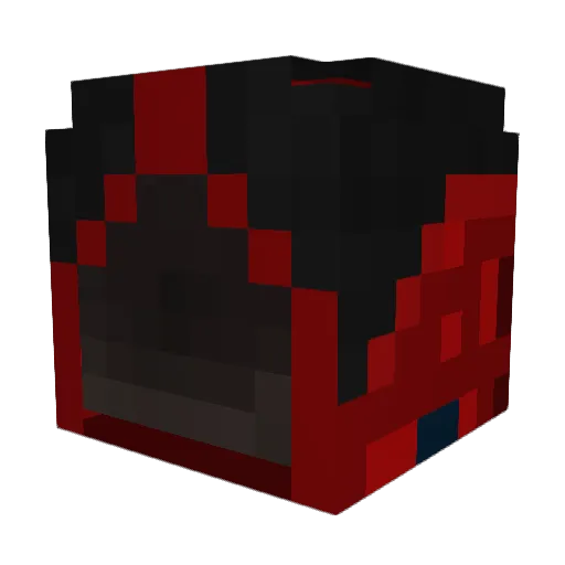 Gmakerc Minecraft avatar head, 3D render