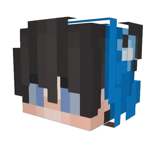 Gman0711 Minecraft avatar head, 3D render