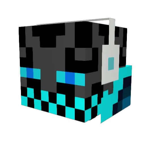 GmanSV Minecraft avatar head, 3D render