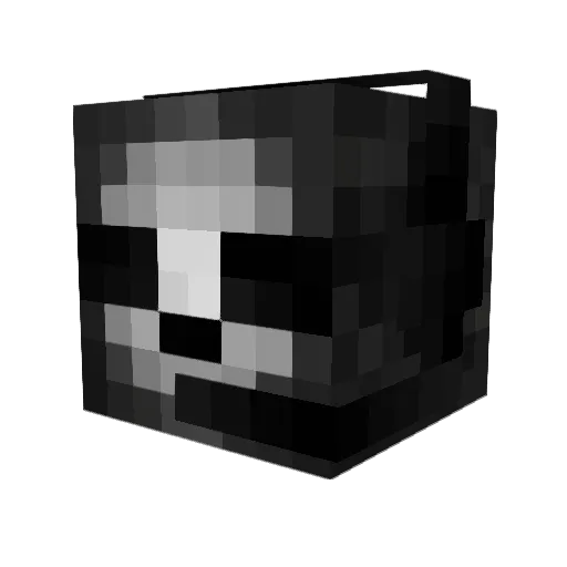 Gmans44 Minecraft avatar head, 3D render
