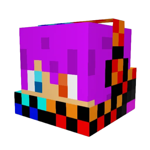 Gmarangon45 Minecraft avatar head, 3D render