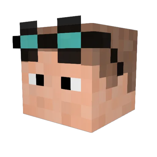 Gmass955 Minecraft avatar head, 3D render