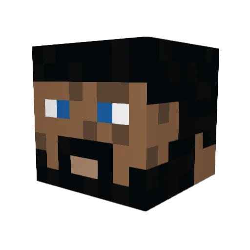 Gmaster69 Minecraft avatar head, 3D render