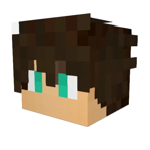Gmbr123 Minecraft avatar head, 3D render