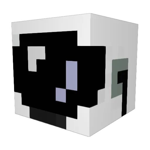 Gmister2 Minecraft avatar head, 3D render