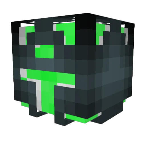 Gmitte Minecraft avatar head, 3D render