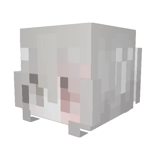 Gmork43 Minecraft avatar head, 3D render