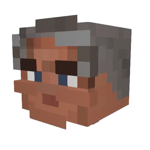 Gmxck916 Minecraft avatar head, 3D render