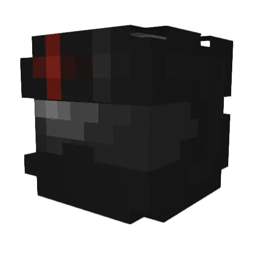 Gn6rly Minecraft avatar head, 3D render
